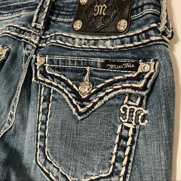 Miss Me Skinny Jeans Size 26 - Picture 3 of 8
